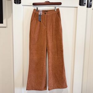 NWT wide leg corduroy pants
